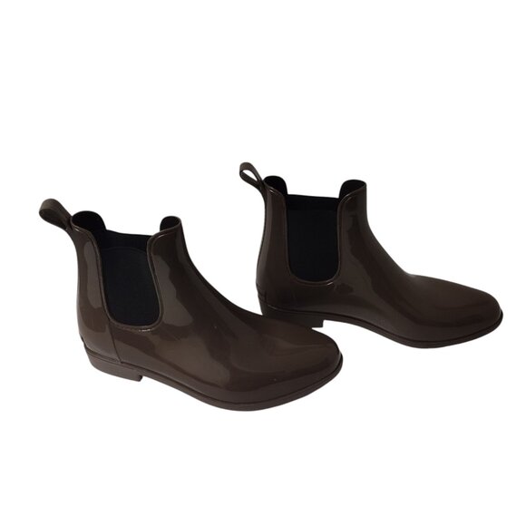 Comfortview: Ankle Rain Boots, Size 12W, Deep Olive Green - Picture 1 of 12